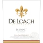 DeLoach Heritage Reserve Merlot 2010 Front Label