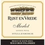 Rust en Vrede Merlot 2010 Front Label