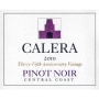 Calera Central Coast Pinot Noir 2010 Front Label