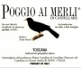 Castellare Poggio ai Merli Merlot 2013 Front Label
