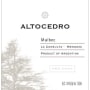Altocedro Ano Cero Malbec 2011 Front Label