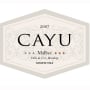 Cayu Malbec 2007 Front Label