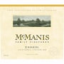 McManis Family Vineyards Zinfandel 2008 Front Label