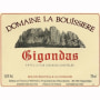 Domaine La Bouissiere Gigondas 2009 Front Label