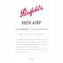 Penfolds Bin 407 Cabernet Sauvignon 2009 Front Label