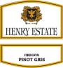 Henry Estate Pinot Gris 2015 Front Label