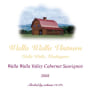 Walla Walla Vintners Cabernet Sauvignon 2008 Front Label