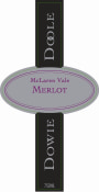 Dowie Doole Merlot 2014 Front Label