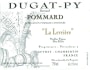Dugat-Py Pommard La Levriere 2009 Front Label