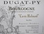 Dugat-Py Gevrey Chambertin Cuvee Halinard 2010 Front Label