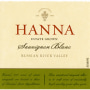 Hanna Sauvignon Blanc 2011 Front Label
