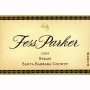 Fess Parker Santa Barbara Syrah 2009 Front Label
