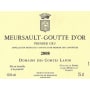 Domaine des Comtes Lafon Meursault Goutte d'Or 2008 Front Label