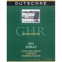 Dutschke God's Hill Road GHR Neighbours Shiraz 2010 Front Label