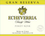 Echeverria Gran Reserva Pinot Noir 2013 Front Label