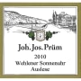 Joh. Jos. Prüm Wehlener Sonnenuhr Riesling Auslese 2010 Front Label