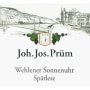 Joh. Jos. Prüm Wehlener Sonnenuhr Riesling Spatlese 2010 Front Label