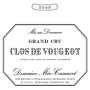 Domaine Meo-Camuzet Clos de Vougeot 2008 Front Label