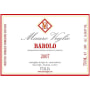 Mauro Veglio Barolo 2007 Front Label