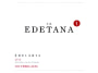 Bodegas Edetaria Edetana 2013 Front Label