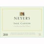 Neyers Sage Canyon Red 2010 Front Label