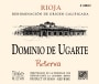 Heredad Ugarte Dominio de Ugarte Reserva 2006 Front Label
