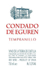 Heredad Ugarte Condado de Eguren Vino de la Tierra 2012 Front Label