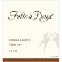 Folie a Deux Merlot 2010 Front Label