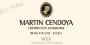 Heredad Ugarte Martin Cendoya Malvasia 2003 Front Label