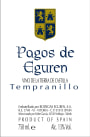 Heredad Ugarte Pagos de Eguren Vino de Tierra Tempranillo 2012 Front Label