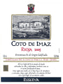 El Coto Coto de Imaz Rioja Reserva 2005 Front Label
