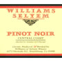 Williams Selyem Central Coast Pinot Noir 2010 Front Label