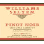 Williams Selyem Sonoma County Pinot Noir 2010 Front Label