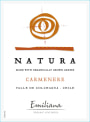 Natura Carmenere 2014 Front Label