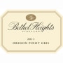 Bethel Heights Pinot Gris 2011 Front Label