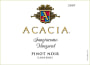 Acacia  Sangiacomo Vineyard Pinot Noir 2007 Front Label
