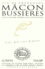 Eric Texier Macon Bussieres Tres Vieilles Vignes 2009 Front Label