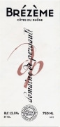 Eric Texier Pergaud Brezeme Vieille Roussette 2013 Front Label