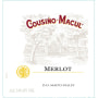 Cousino Macul Merlot 2011 Front Label
