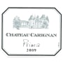 Chateau Carignan Prima 2009 Front Label