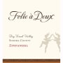 Folie a Deux Dry Creek Zinfandel 2010 Front Label