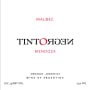 TintoNegro Mendoza Malbec 2011 Front Label