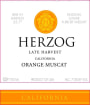Baron Herzog Late Harvest Orange Muscat 2014 Front Label