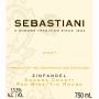 Sebastiani Sonoma County Zinfandel 2007 Front Label