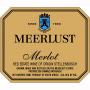 Meerlust Merlot 2007 Front Label
