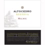 Altocedro Reserva Malbec 2010 Front Label