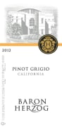 Baron Herzog Pinot Grigio 2012 Front Label
