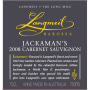 Langmeil Jackaman's Cabernet Sauvignon 2008 Front Label