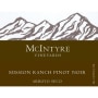 McIntyre Mission Ranch Pinot Noir 2007 Front Label