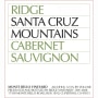 Ridge Santa Cruz Mountains Cabernet Sauvignon 1994 Front Label